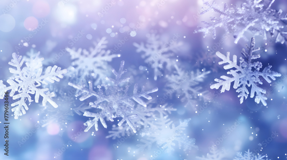 Digital blue and purple snowflake glitter pattern abstract poster web page PPT background Digital blue and purple snowflake glitter pattern abstract poster web page PPT background