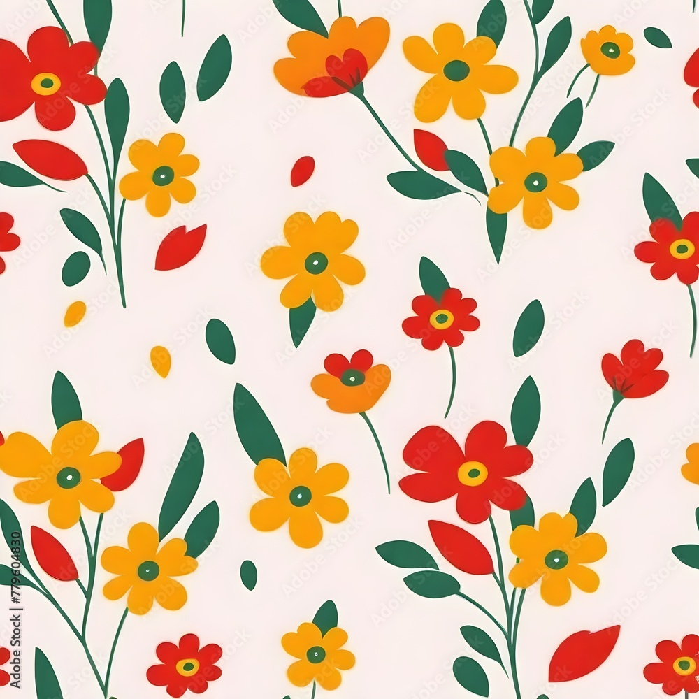 seamless pattern with flowers seamless pattern with flowers