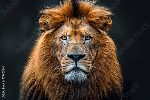 portrait of a lion © Saad