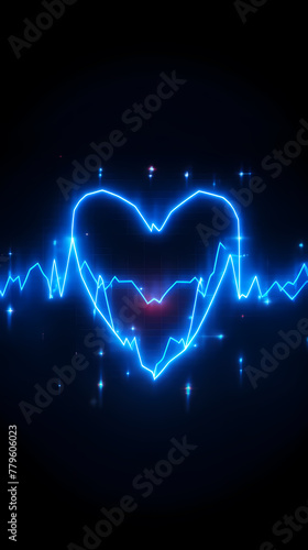 heart glow electrocardiogram
