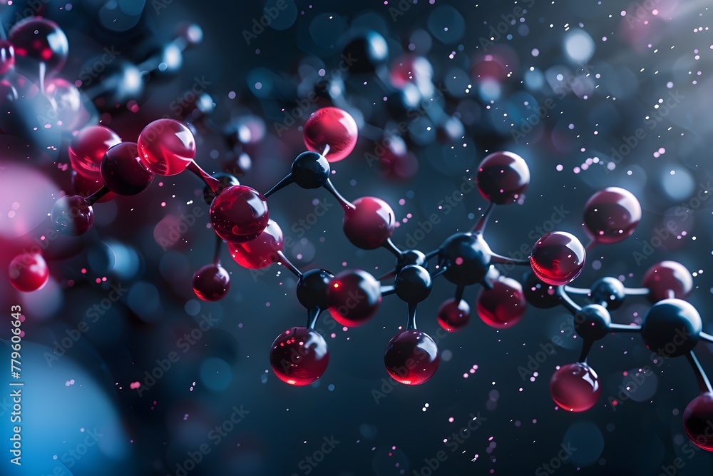 Intricate Dance of Atoms - A 3D Revelation of the HbA1c Molecule Intricate Dance of Atoms - A 3D Revelation of the HbA1c Molecule
