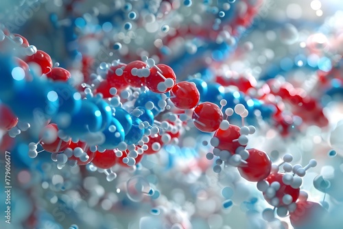 Glycation Process Visualized: A 3D Perspective of HbA1c Molecule Interacting with Glucose Atoms
