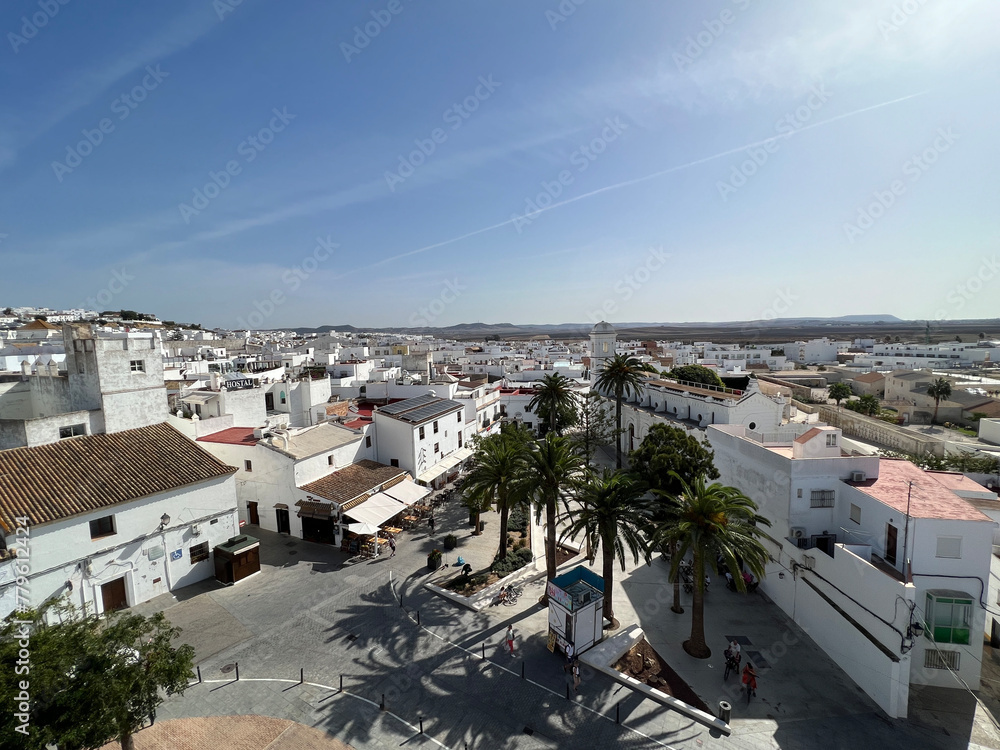 View over the city Conil de la Frontera