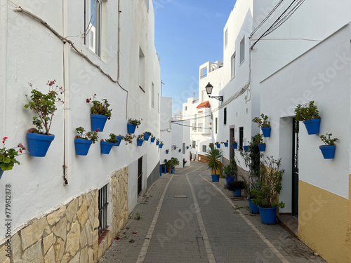 Street in the old town of Conil de la Frontera