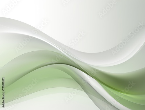 Olive gray white gradient abstract curve wave wavy line background for creative project or design backdrop background © Michael