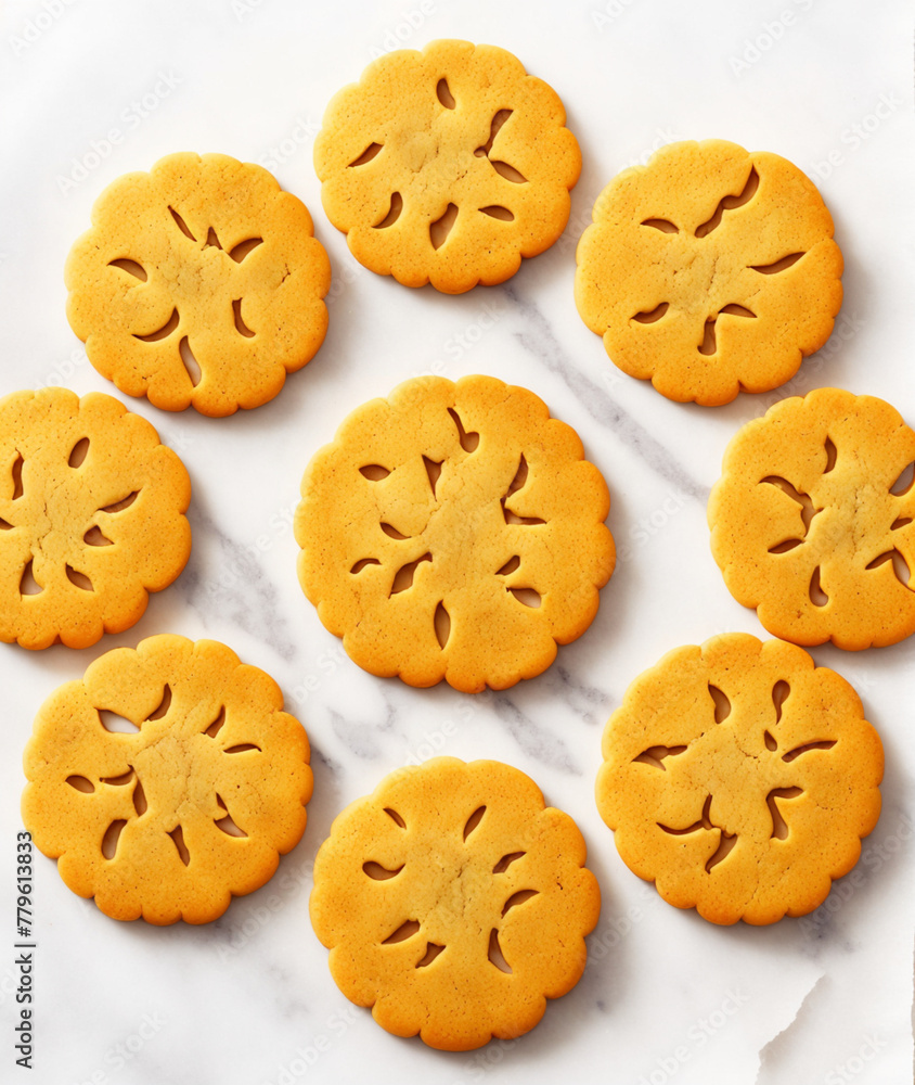 Stack of cookies. Cookies close-up. Cookies. Qingerbread cookies Stack of cookies. Cookies close-up. Cookies. Qingerbread cookies