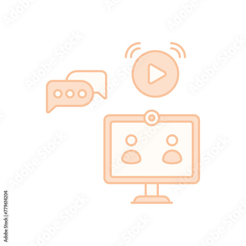 Virtual Try-on vector icon, vr shopping vector concept icon