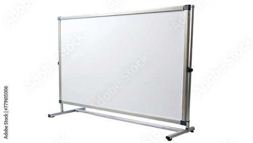 Whiteboard on a transparent background.