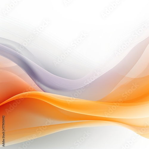 Orange gray white gradient abstract curve wave wavy line background for creative project or design backdrop background