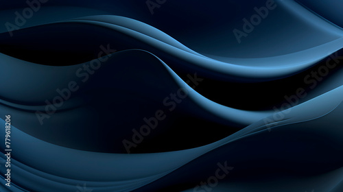 Digital blue wavy curve abstract graphic poster web page PPT background