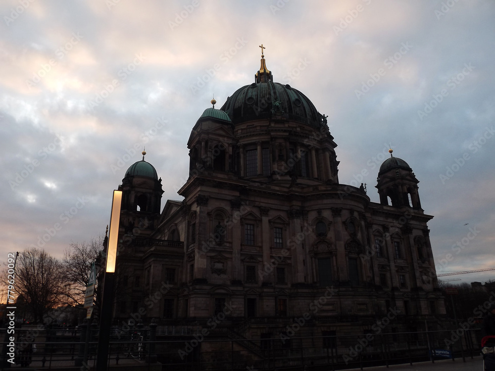 The Berlin Cathedral (German: Berliner Dom) is a monumental German Protestant church and dynastic tomb (House of Hohenzollern) on the Museum Island in central Berlin.