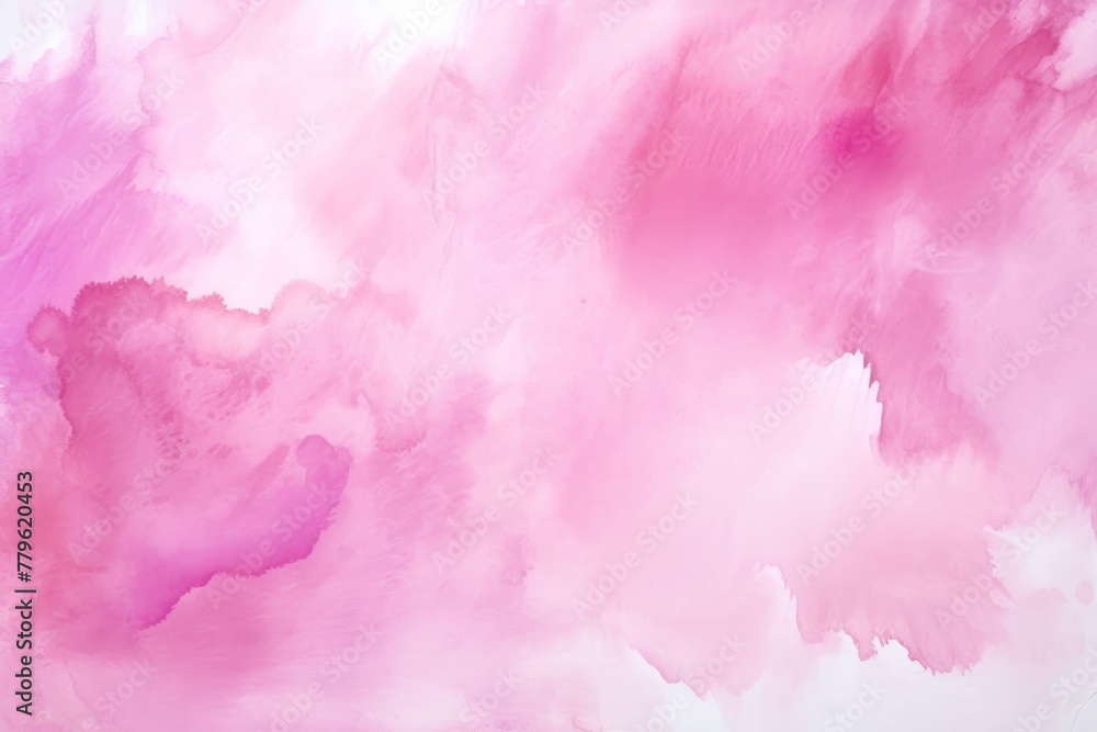 Pink watercolor light background natural paper texture abstract watercolur Pink pattern splashes aquarelle painting white copy space for banner design, greeting card