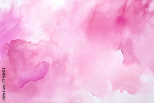 Pink watercolor light background natural paper texture abstract watercolur Pink pattern splashes aquarelle painting white copy space for banner design, greeting card © Michael
