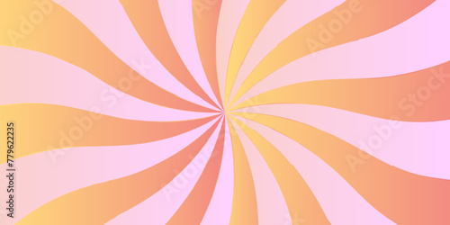 Abstract background with sunburst pattern colorful design. Vintage sunrays illustration swirl grunge backdrop line. 