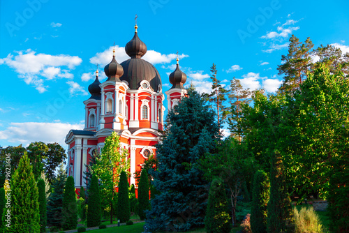 Orthodox church in Moldova, monastery from village Curchi  photo