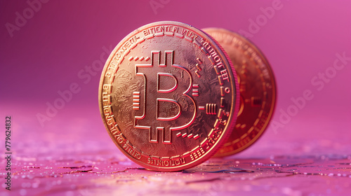 3D of bitcoin symbol