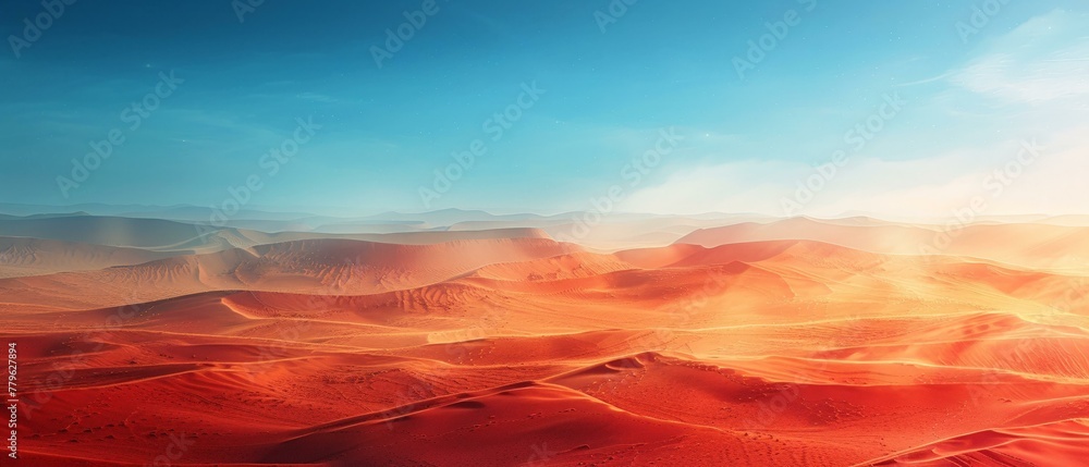 Desert gradient mirage abstract sands shift in a heatwav Desert gradient mirage abstract sands shift in a heatwav