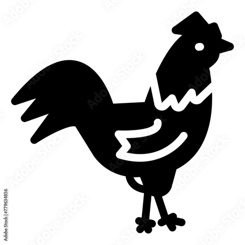 rooster animal icon