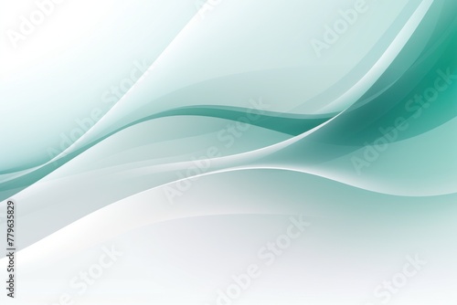 Teal gray white gradient abstract curve wave wavy line background for creative project or design backdrop background © Michael
