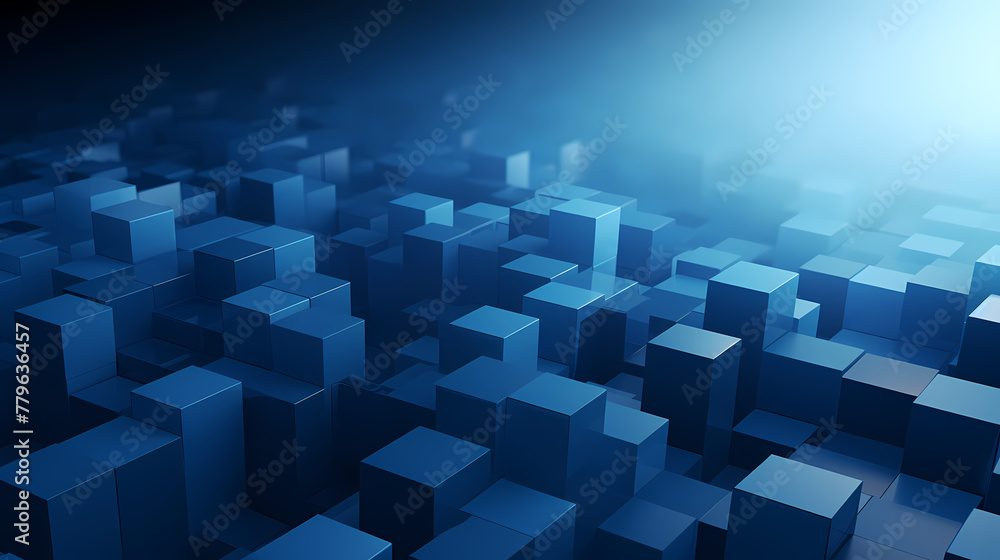 Obraz premium Abstract background of cubes, clean modern business slideshow pattern