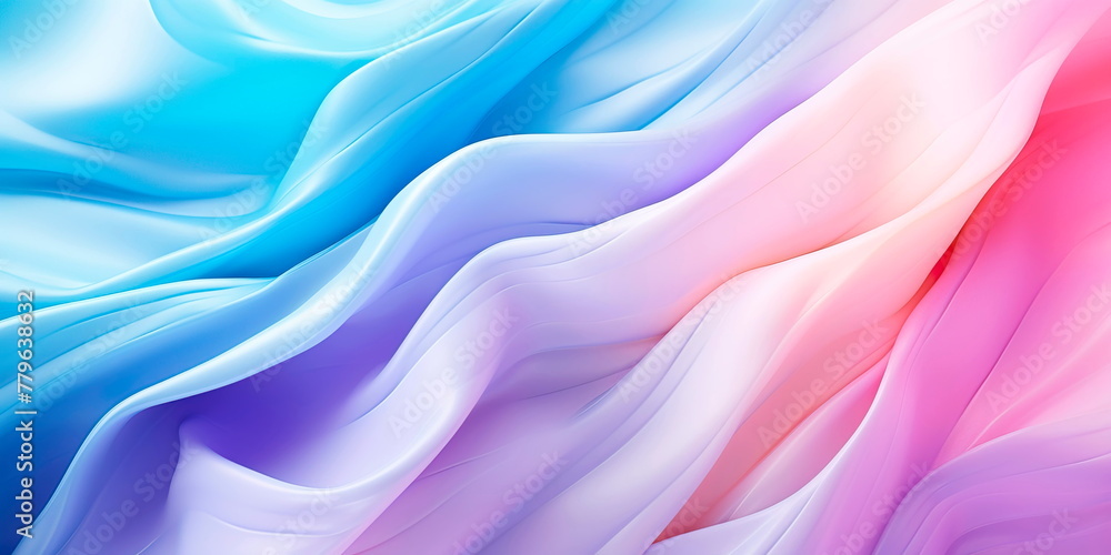 Obraz premium Pastel abstractions of soft and gentle abstractions using pastel colors. Generative AI