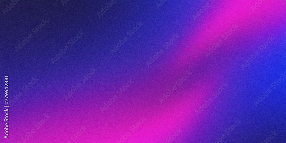 Blue And Neon Pink Gradient Background With Grainy Texture