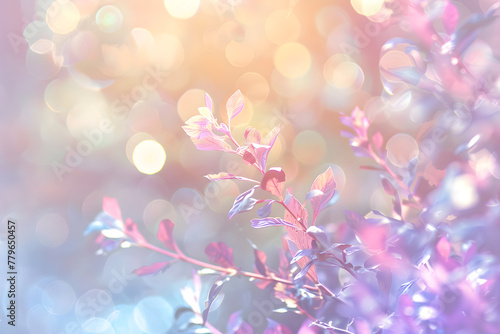 Abstract background in pastel shades, flower on a blurred background. Concept for wallpapers, backgrounds and textures.