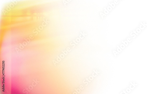 Retro light leak template of an analogue film with red, yellow and magenta glare. Transparent background png image can be used on every image for artistic film simulations	