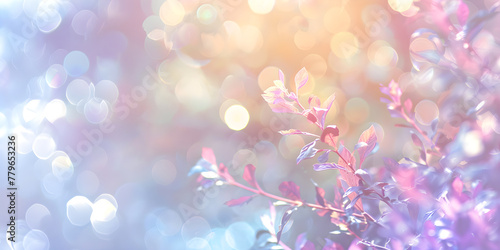 Abstract background in pastel shades, flower on a blurred background. Concept for wallpapers, backgrounds and textures.