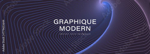 Dark abstract purple vector design, background, poster, wallpaper. Movement, acceleration, waves, volumes, funnel, spiral