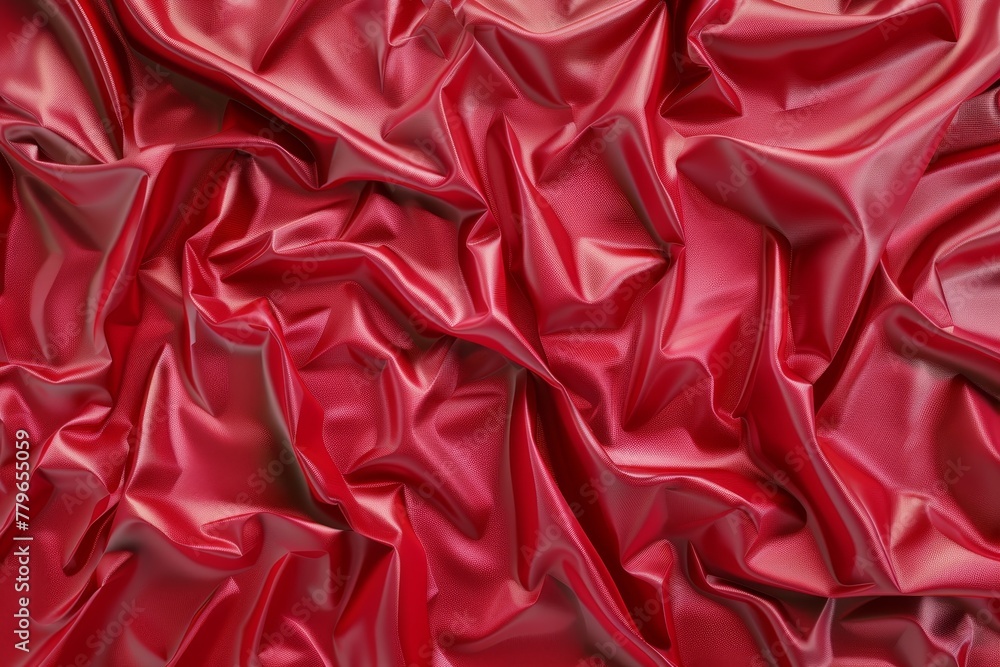 Synthetic red cloth material for tents and jackets with seamless texture Synthetic red cloth material for tents and jackets with seamless texture