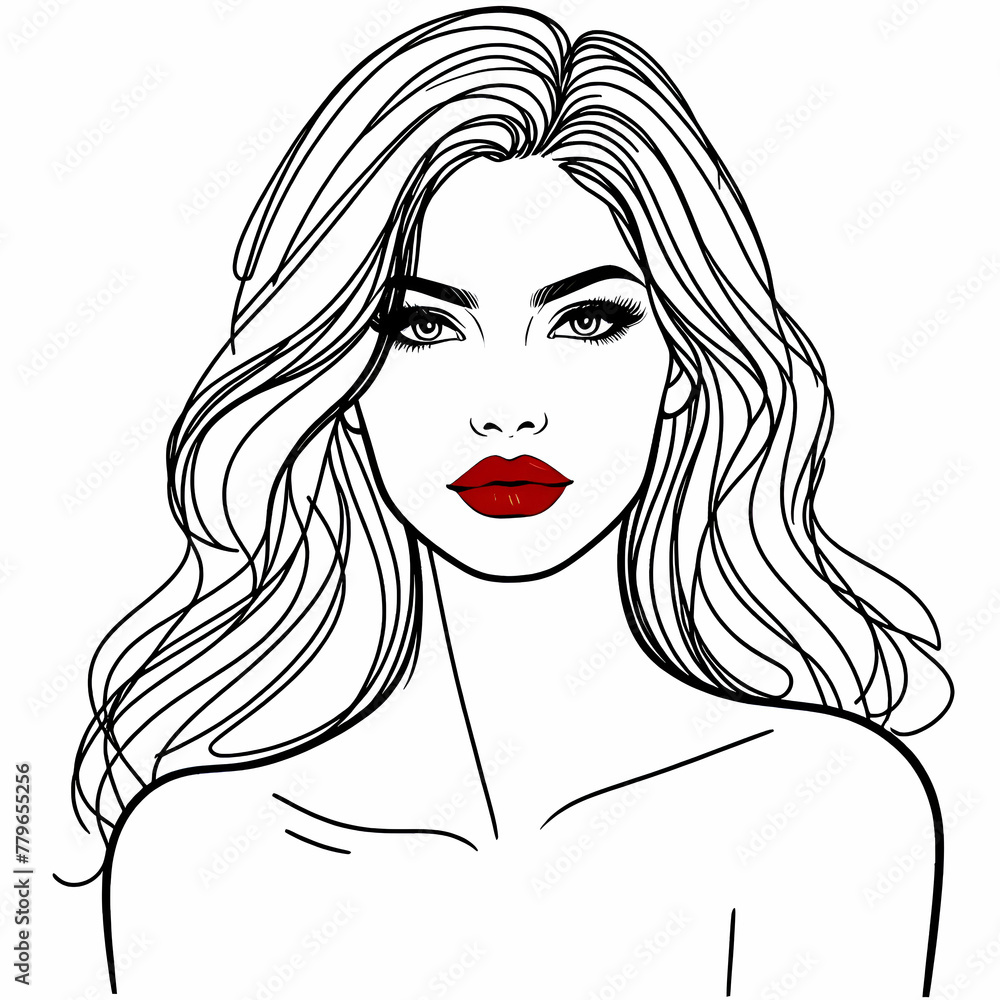 Determined Lady Sketch Determined Lady Sketch