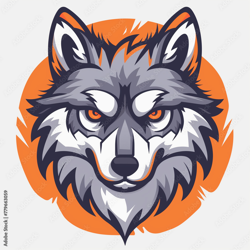Wolf illustration Logo Wolf illustration Logo