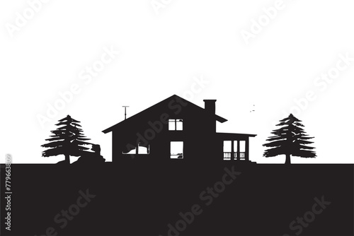 home or house black vector image texture on white background. vector illustration to print for commercial use. EPS 10 © ABDULSAMAD