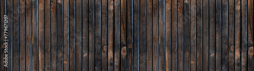 old brown rustic dark wooden texture - wood timber background panorama long banner © Corri Seizinger