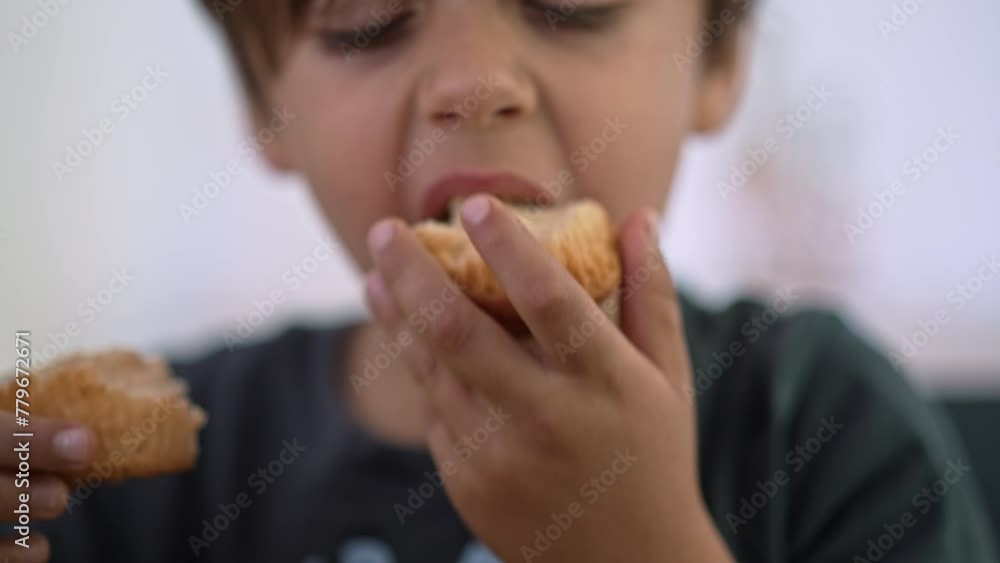 Delicious Relay - Little Boy Has A Piece Of Cake In Each Hand And Gives A Bite Of Each In Turn Delicious Relay - Little Boy Has A Piece Of Cake In Each Hand And Gives A Bite Of Each In Turn