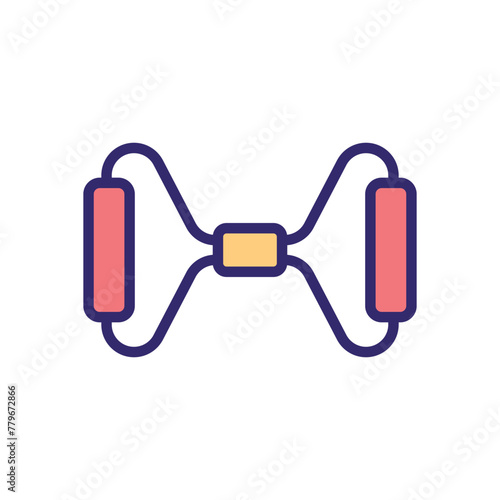 Exercise Bands vector icon