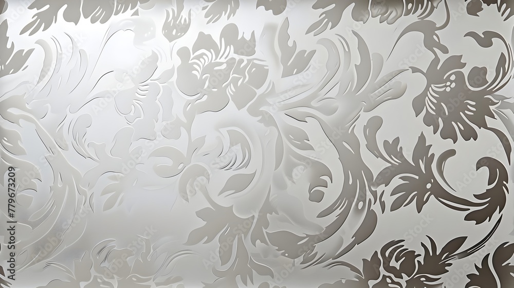 Light Gray Floral Damask Pattern on a Muted Silver Background: Subtle Elegance, Hand Edited Generative AI Light Gray Floral Damask Pattern on a Muted Silver Background: Subtle Elegance, Hand Edited Generative AI