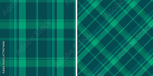 Tartan pattern seamless of vector plaid check with a textile fabric background texture. Set in fashionable colors for vogue fashion trends in the season.