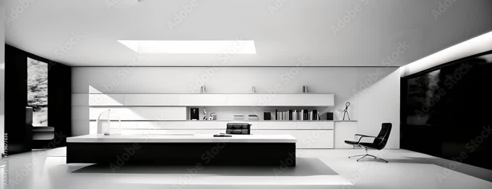 interior minimalist design office 4K Video interior minimalist design office 4K Video