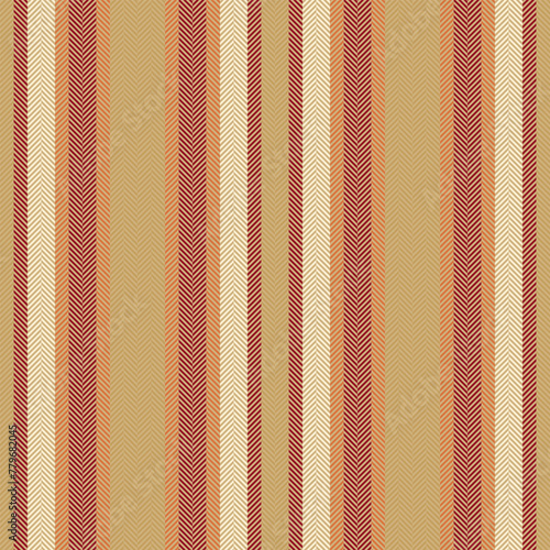 Pattern vertical textile of background stripe fabric with a seamless lines texture vector.