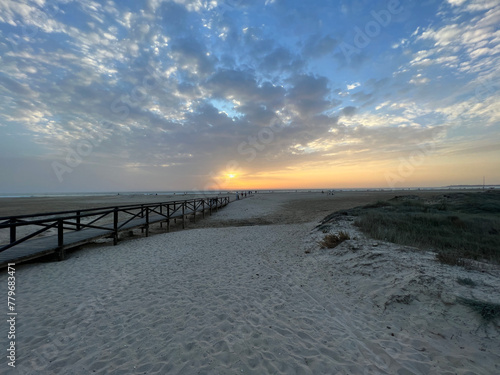 Sunset at the Beach of Conil de la Frontera