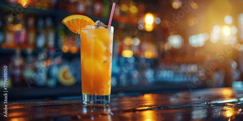orange cocktail Generative AI