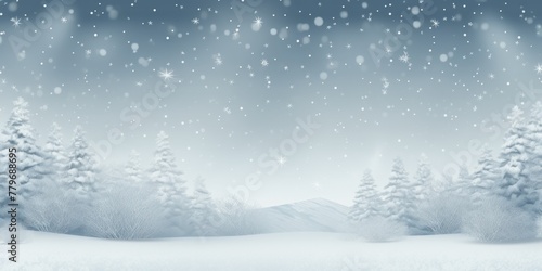 winter background snowfall Generative AI