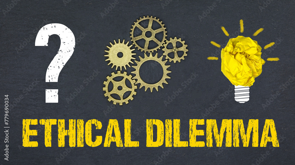 Ethical Dilemma - obrazy, fototapety, plakaty 