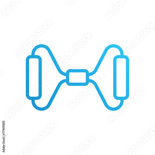 Exercise Bands vector icon