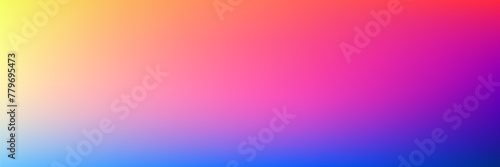 beautiful panoramic pink and blue color gradient background