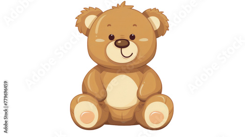 Teddy Bear vector on transparent background.