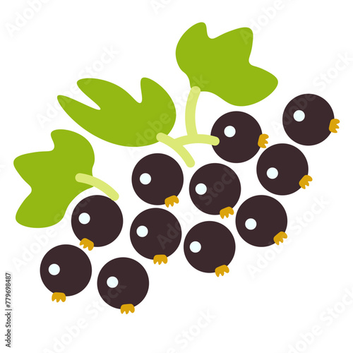 color isolated berry in flat shape style in vector. image of natural healthy eco food.template for logo sticker poster print decor design