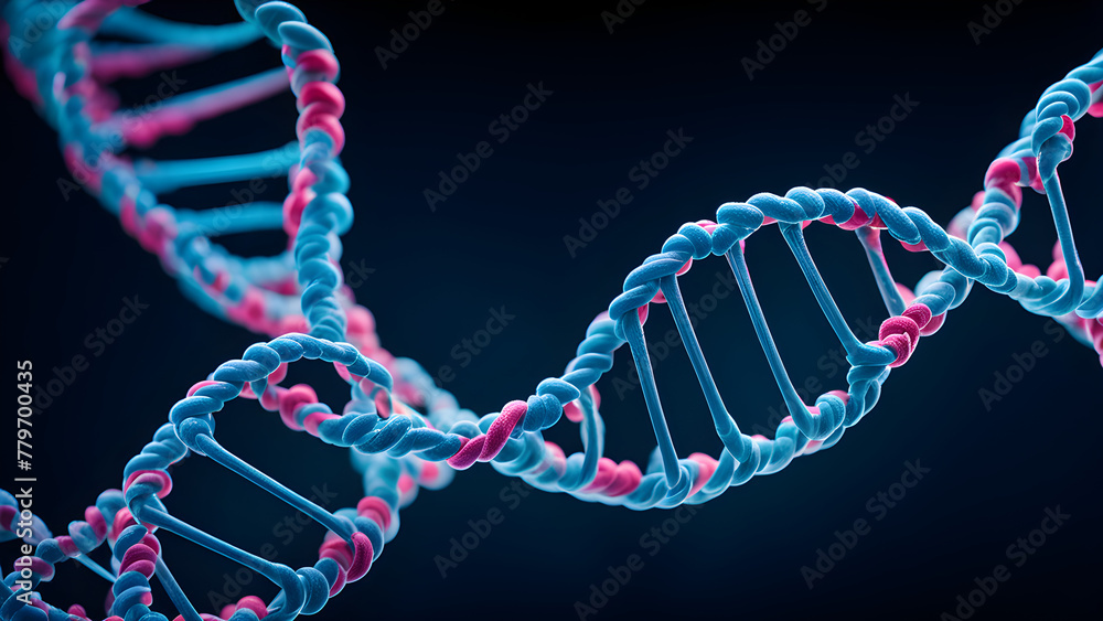 DNA, deoxyribonucleic acid, viruses, chemical molecules, technological concept background, biomedicine